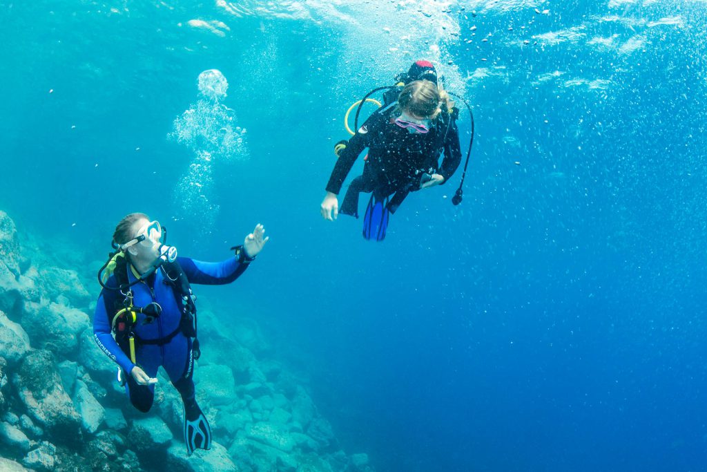 2. Tauchgang zum IAC Junior Scuba Diver mit Tauchlehrerin Natalie