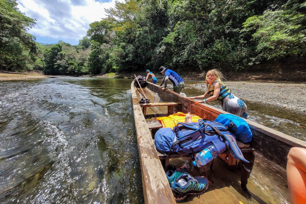 Einbaumboot, Embéras, Panama