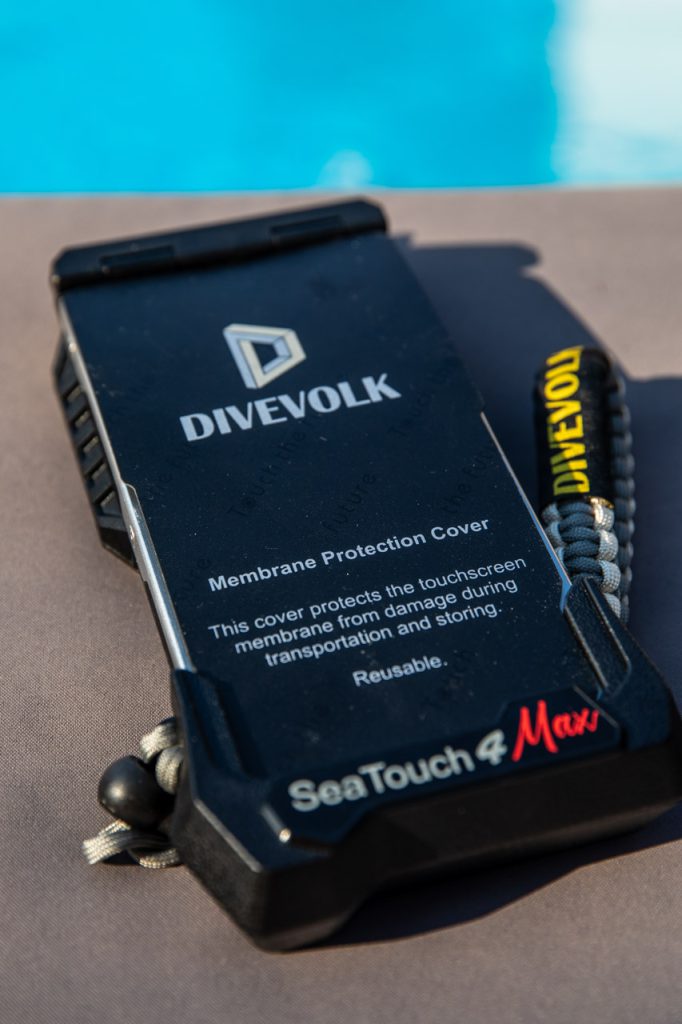 DIVEVOLK SeaTouch 4 Max, Smartphone-Unterwassergehäuse mit Schutzabdeckung für Touchscreen