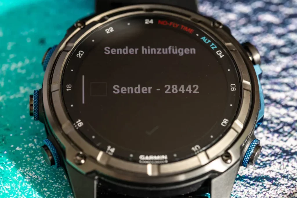 GARMIN Descent MK3i mit T2 Tank Pod koppeln - Ausgewählten Sender koppeln