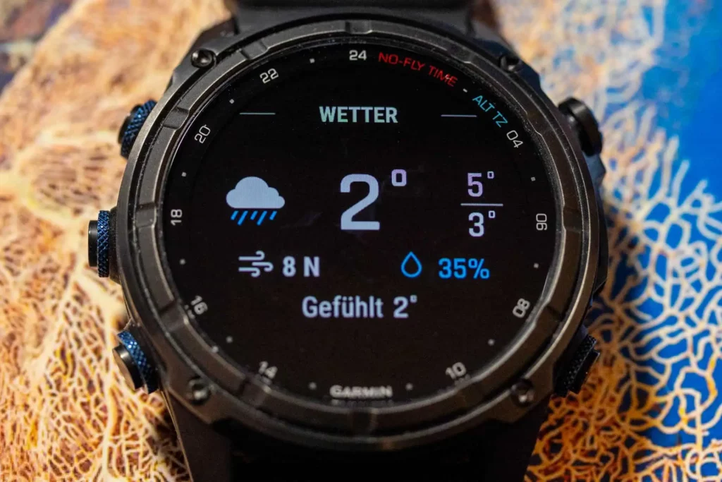 Garming Descent MK3i - Wetterbericht