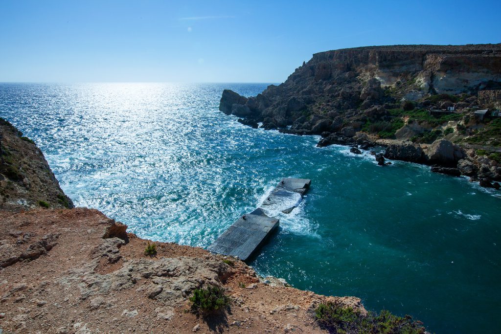 Tauchplatz am Popeye Village, Mittelmeer, Malta