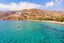 Stand-Up Paddling, Mittelmeer, Amorgos